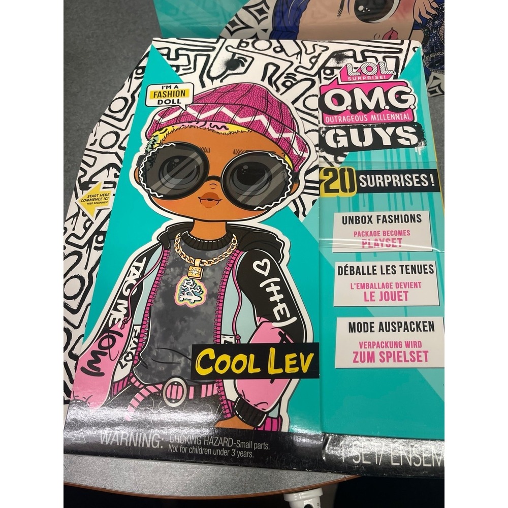 LOL Surprise OMG Outrageous Millennial Guys Cool Lev Fashion Doll